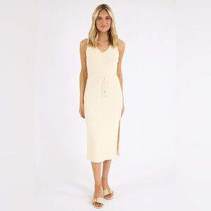 French Connection Beige Midi Dress